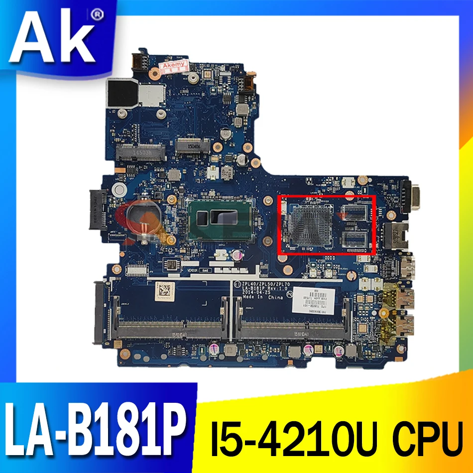 

Материнская плата для ноутбука HP 450 G2 ZPL40/ZPL50/ZPL70 LA-B181P 768058-601 с процессором SR1EF i5-4210 мб 100% протестирован Быстрая доставка