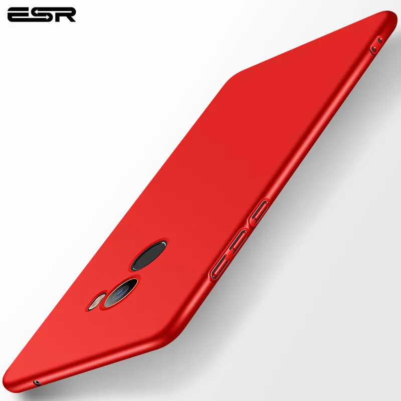Red ESR для Xiaomi mi Mix 2 Чехол для Xiaomi mi x 2 Чехол Ультра тонкий полная защита ПК Матовый Жесткий защитный чехол для mi x2 - Цвет: Red