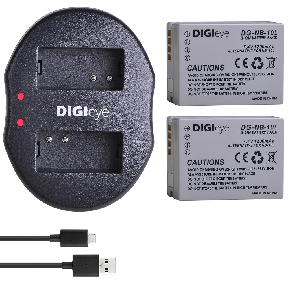 2 шт. NB 10L NB10L батареи + двойное USB зарядное устройство для Canon PowerShot G1 X G3 G15 G16 SX40 HS SX50