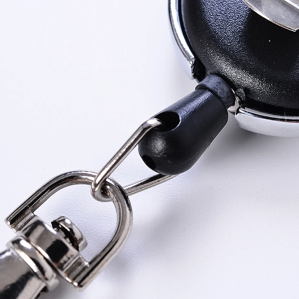 Выдвижной Нейлоновый зажим на спине для мужчин держатель ключей органайзер с