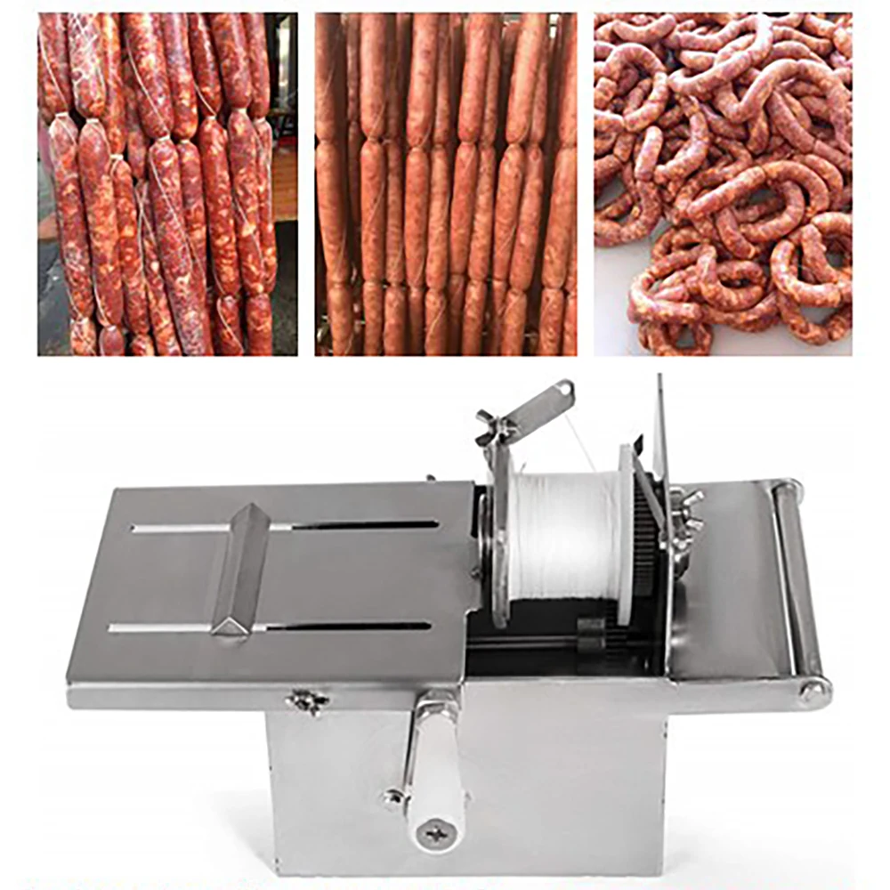 

Manual Sausage Tying Machine,Sausage Linker Knot Machine,Sausage Binding Machine,Efficient hand crank commercial sausage and hot