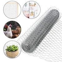 42cmx10m chicken wire net rabbit animal fence netting galvanized hexagonal wire mesh fence wire netting for home garden