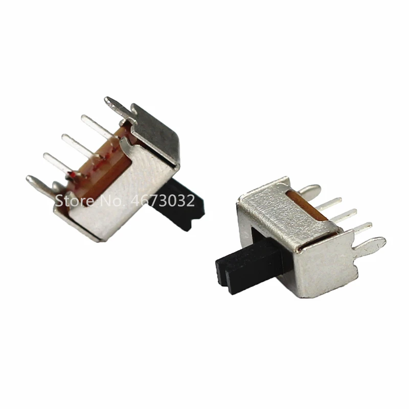 20 шт. SS12D07 1P2T DIP 5PIN SPDT тумблер длина ручки 4 мм Скользящие переключатели SS 12D07