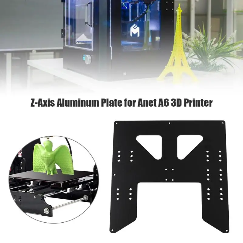 Z осевая каретка анодированная алюминиевая пластина для 3d принтера Prusa i3 Anet A8 A6