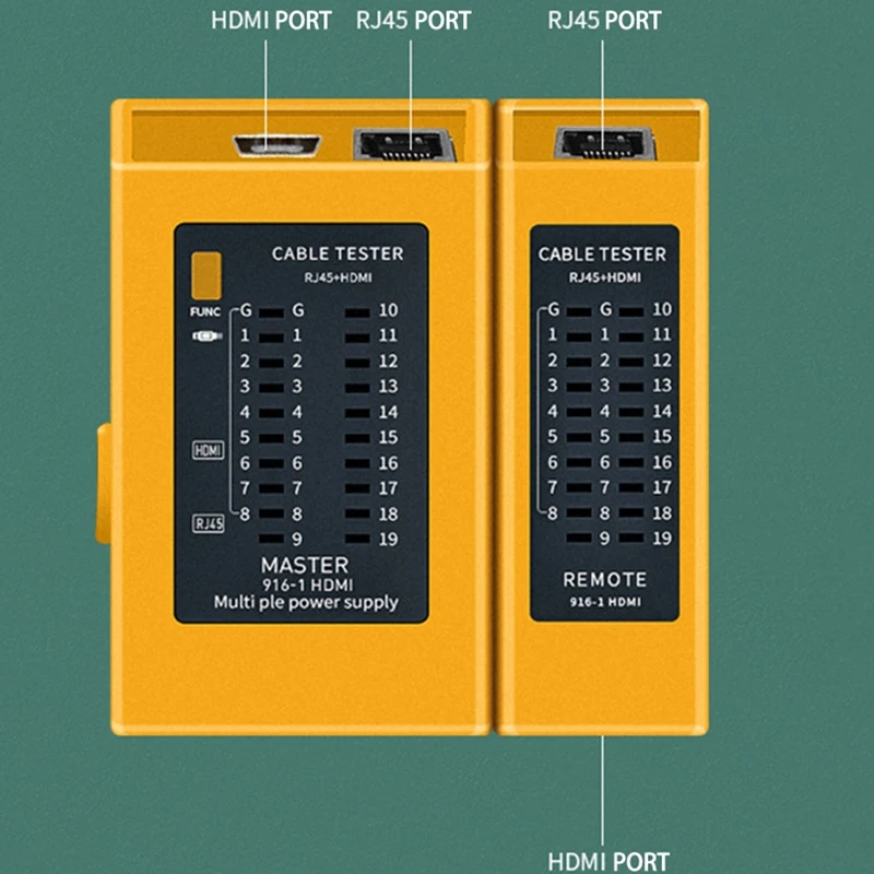 

HDMI High-Definition Digital Cable Tester Portable RJ45 Cable Tester Tracker