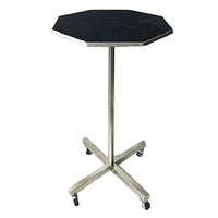 pro rolling table octagonal table top magic tricks professional magicians table close up stage accessory gimmick easy to carry