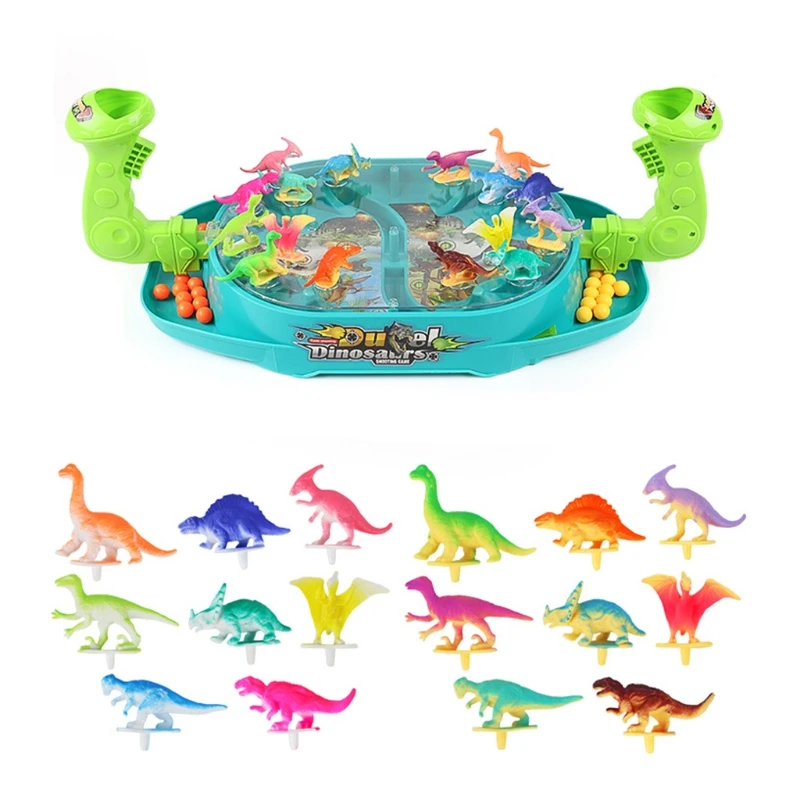 

Children Gift Double Board Battle Catapult Dinosaur Toy Parent-child Interaction Table Game Party Puzzle Animal Toy