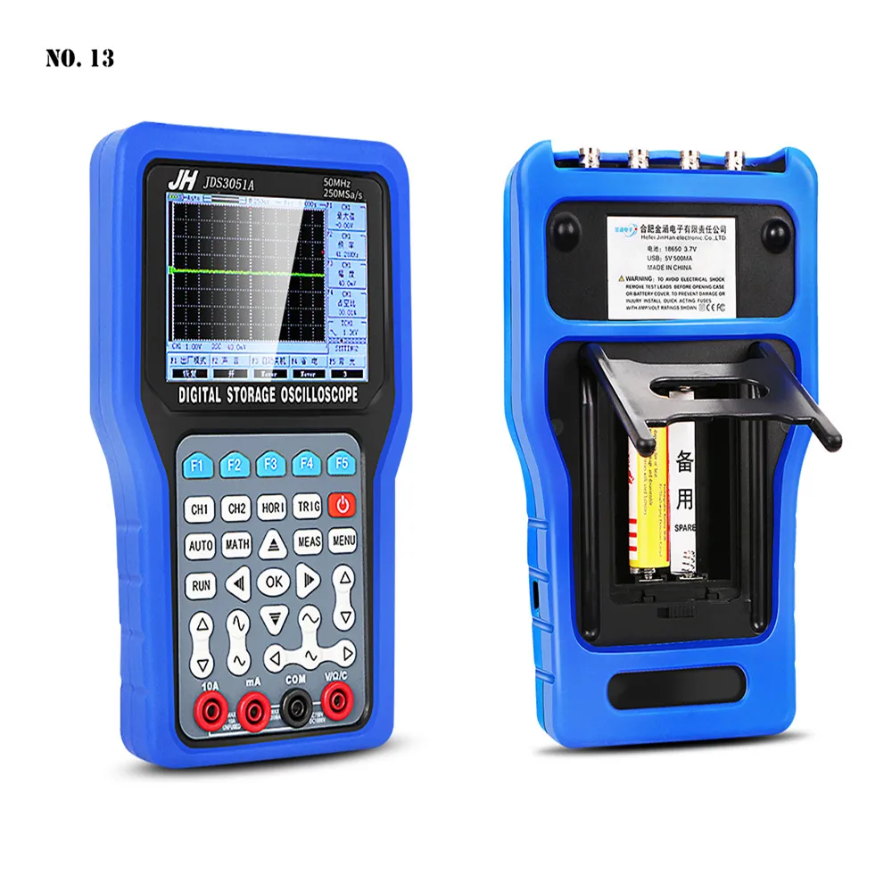 

Handheld Oscilloscope JDS3051A/JDS3072E/JDS3082A 6000 Counting Multimeter Oscilloscope Portable Oscilloscope Multimeter EU/US