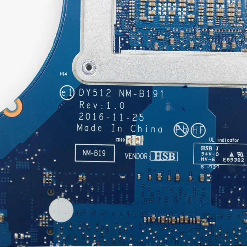 Оригинальная материнская плата для ноутбука Lenovo Y520-15IKBN MB Y520-15 GTX1050Ti/4G DY512 I5-7300u