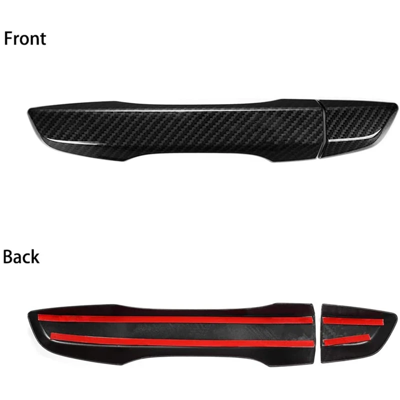 for 10Th Gen Civic ABS Carbon Fiber Style Door Handle Cover Honda 2016-2020 Without Keyless Hole | Автомобили и мотоциклы