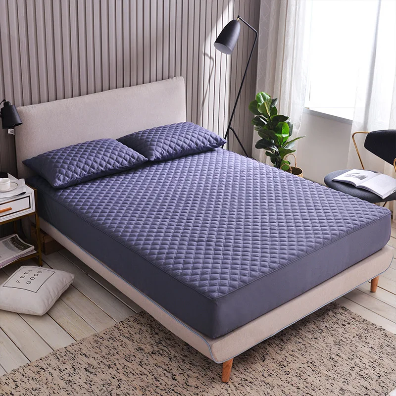 Жаккардовый Хлопковый чехол съемный антиклеевой матрас стеганый для кровати
