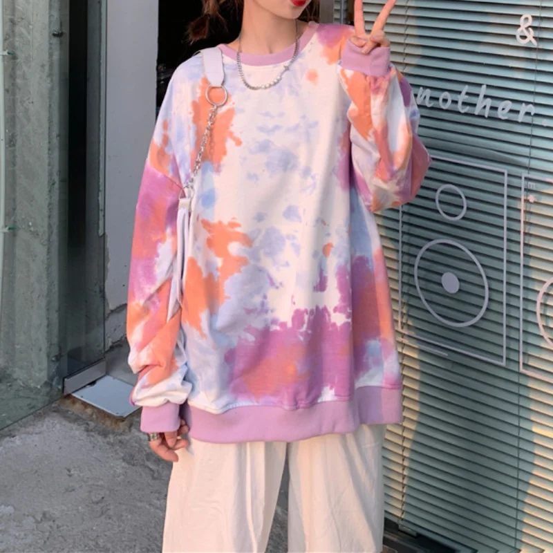 

Женская хлопковая толстовка с галстуком, Молодежная уличная одежда для бега и отдыха, Толстовка для весны и осени 2021