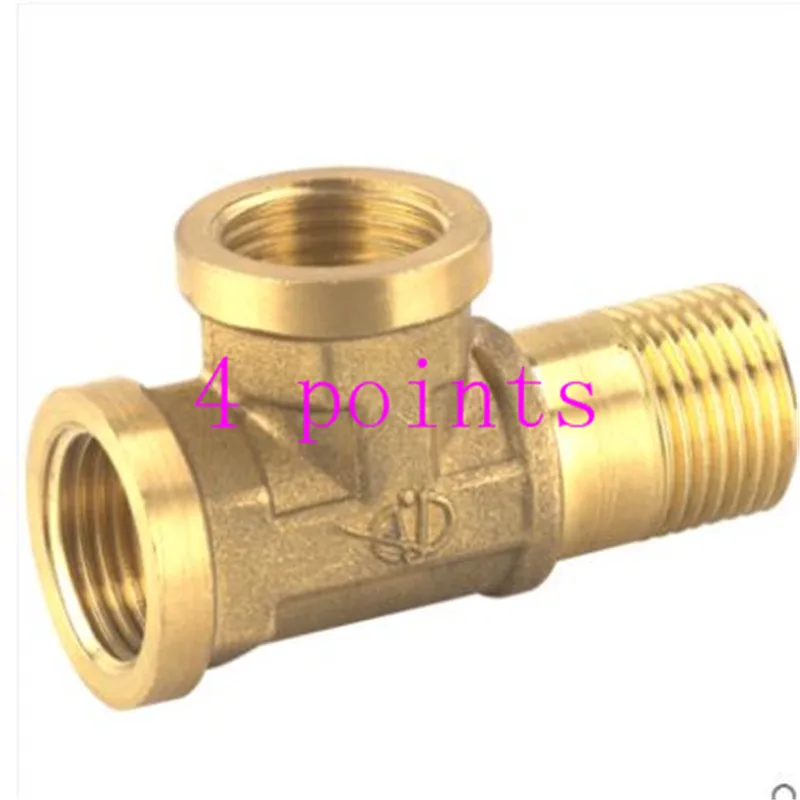 

Brass lengthened 4 points three-way inner and outer wire elbow one inner tooth two outer teeth transfer interface water