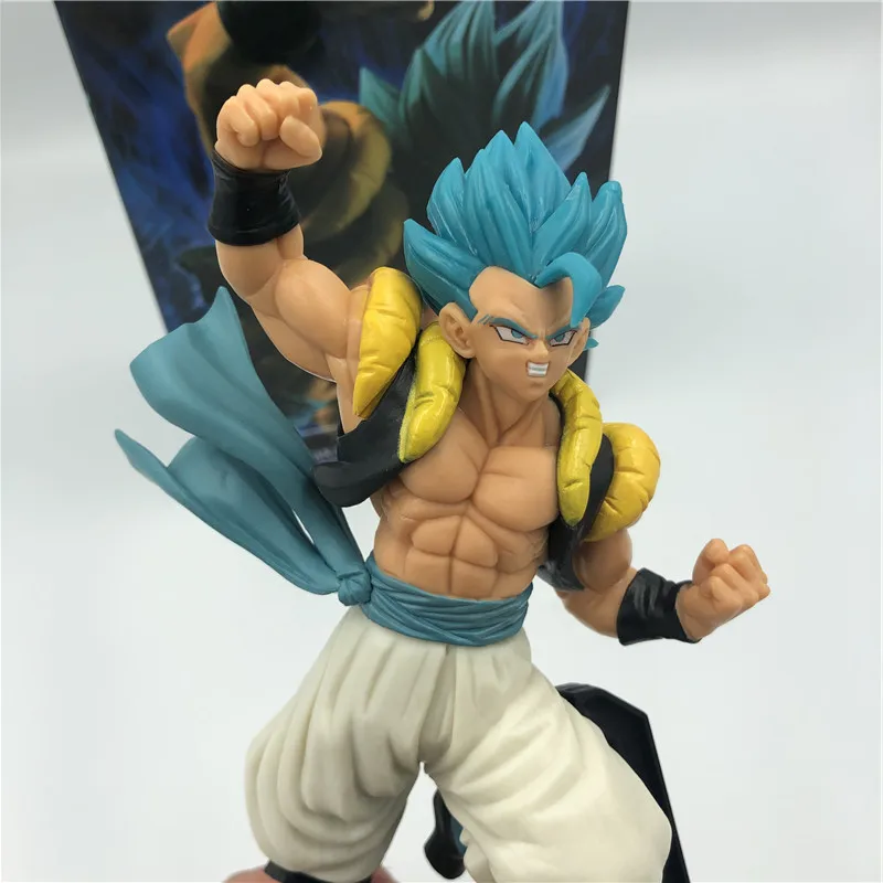 Фильм Ver. Dragon Ball Z Gogeta голубые волосы против супер броли конечный солдат DBZ Гоку Вегета Супер Саян фигурка 20 см