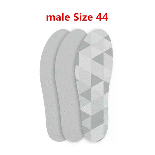 male size 44 Xiaomi Youpin 3 пары пробковые легкие стельки легкие удобные впитывающие Пот Спортивные кроссовки стельки для мужчин и женщин - Цвет: male size 44
