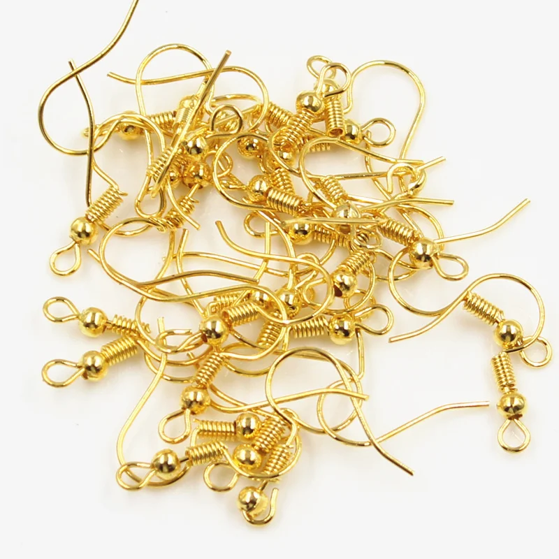 

100pcs/lot 20x17mm Earring Findings Ear Clasps Hooks Fittings DIY Jewelry Making Accessories Iron Hook Ear wire Jewelry Supplies