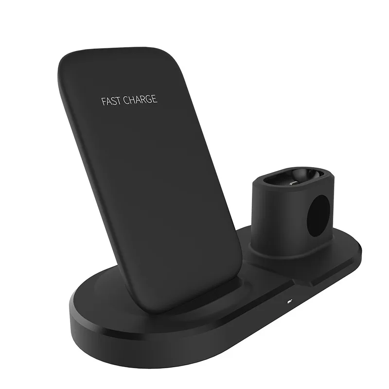 3 in 1 Fast Wireless Charger Dock Station Charging For iPhone XR XS Max 8 for Apple Watch 2 4 AirPods Holder | Мобильные телефоны и