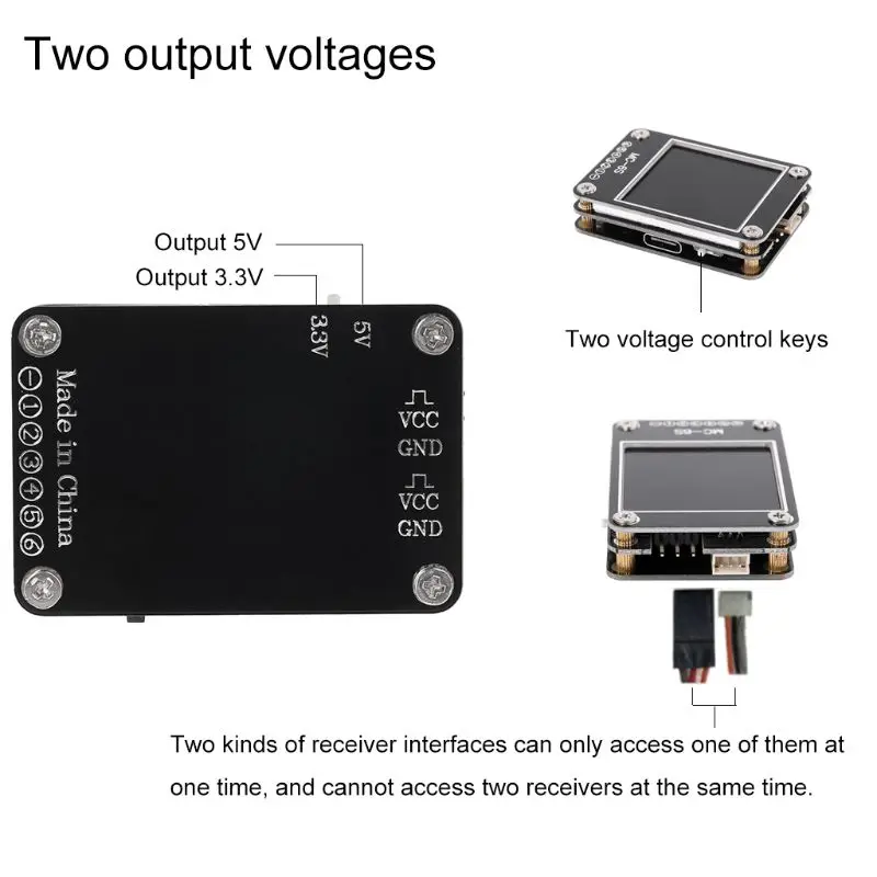 Lithium Battery Voltmeter PWM PPM SBUS Transmitter Remote Receiver Signal Tester | Инструменты