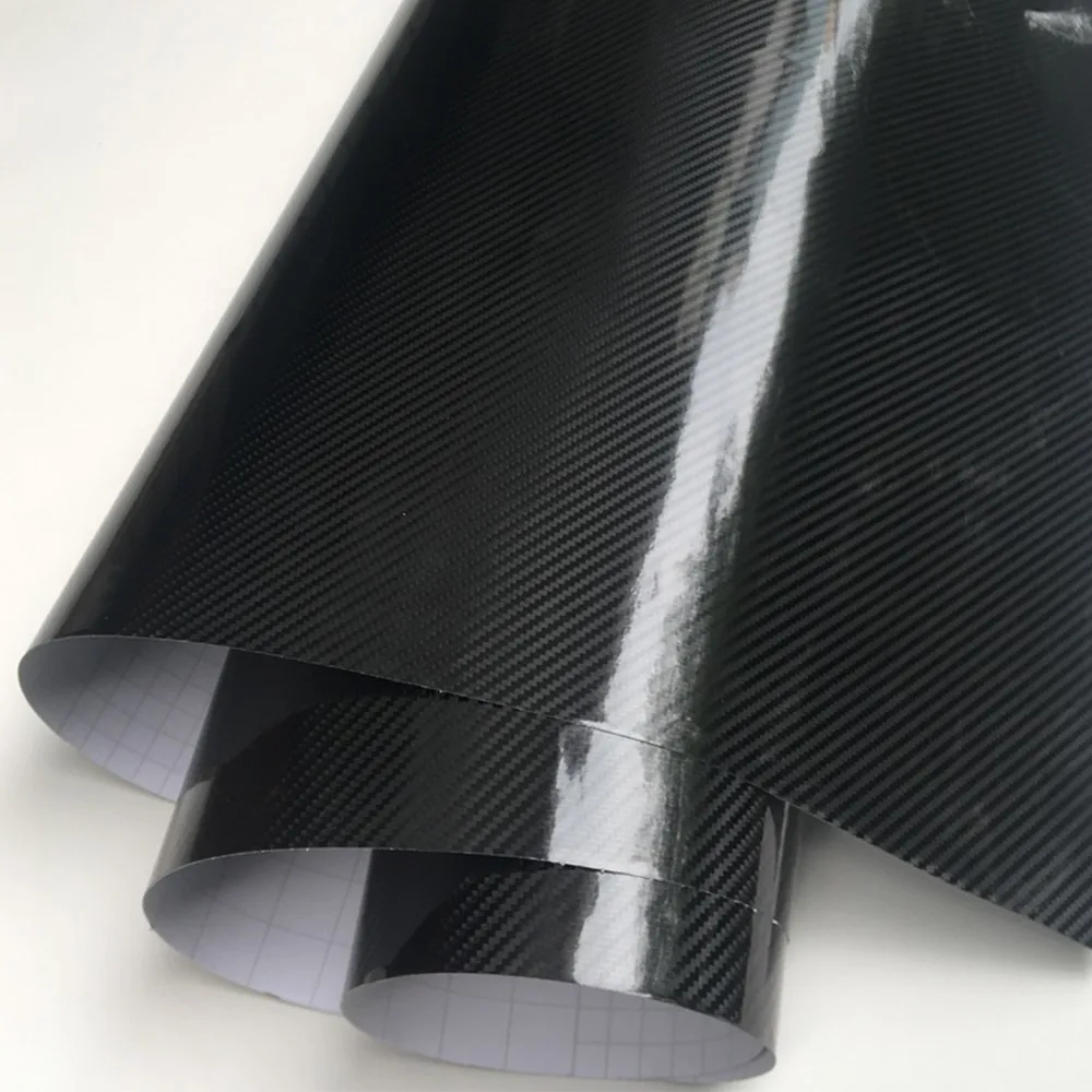 Ultra Gloss 5D Carbon Fiber Wrapping Vinyl Decal Sheet Motorcycle Tablet Film Bubble Free Air Release Waterproof Car Styling | Автомобили