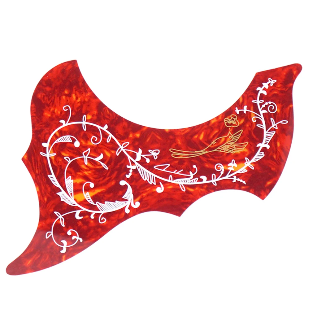 

2x 40'' 41'' Acoustic Guitars Pickguards Left-Handed Right-Handed Plates Red