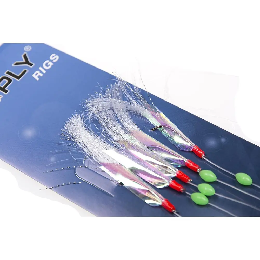 Sea Fishing Hook Tie Up Crystal Bright Filament With Inverse Spur Professional Tackle Tool Durable | Спорт и развлечения