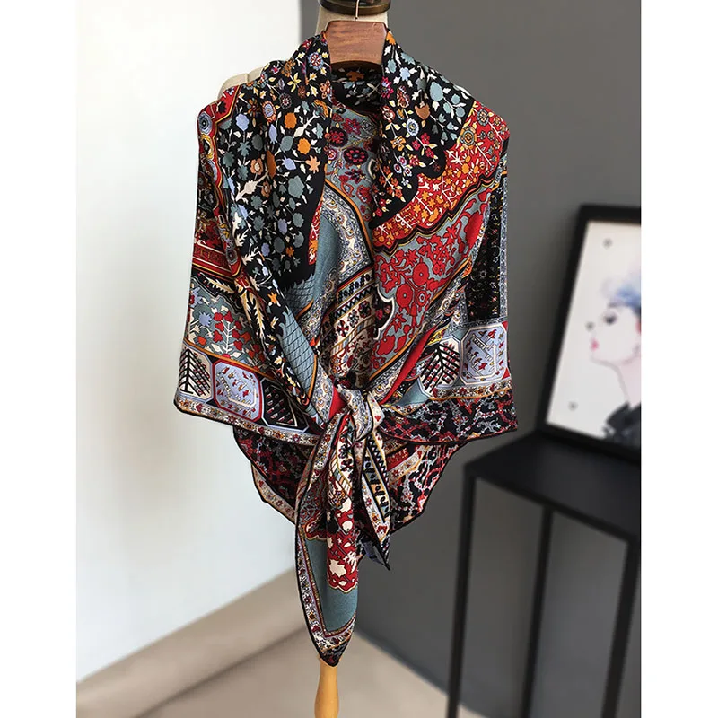

Silk Cashmere Scarf 140 Luxury Scarf Cashmere Hand Rolled Hem 140 Cm Silk 140cm Cashmere Scarfs Large