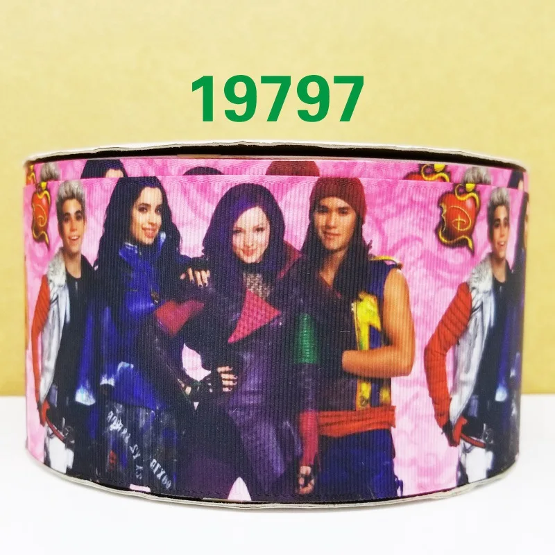 50 ярдов мультфильм напечатанный grosgrain ленты 19952