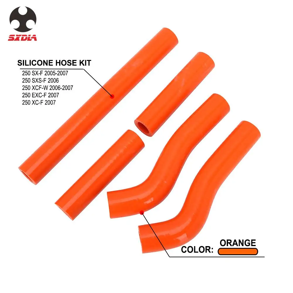 Мотоцикл силиконовый шланг радиатора хладагент комплект для KTM SX-F SXS-F XCF-W EXC-F XC-F 250