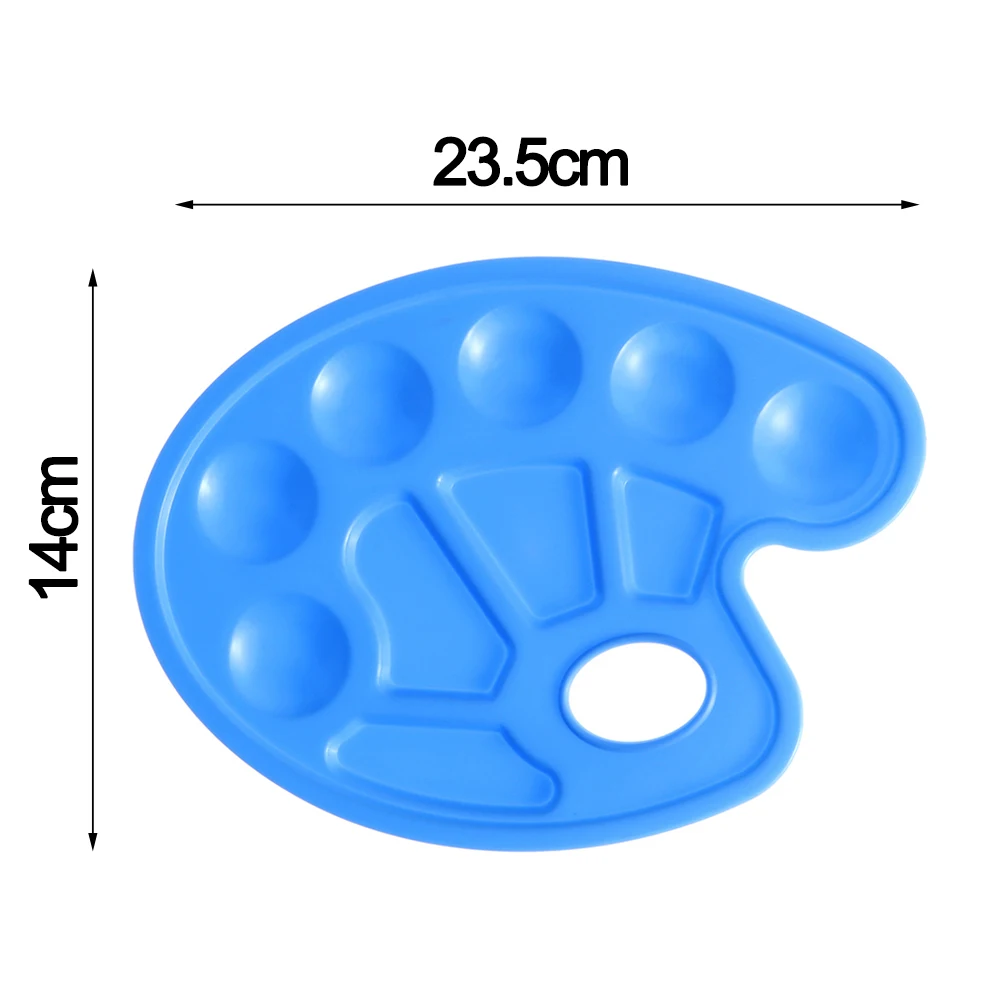 Горячие Акриловые моющиеся Смешивания Краски колодки Лоток для рисования ногтей