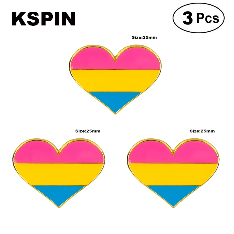 Асексуальные броши на лацкан в форме сердца значок с флагом брошь значки |
