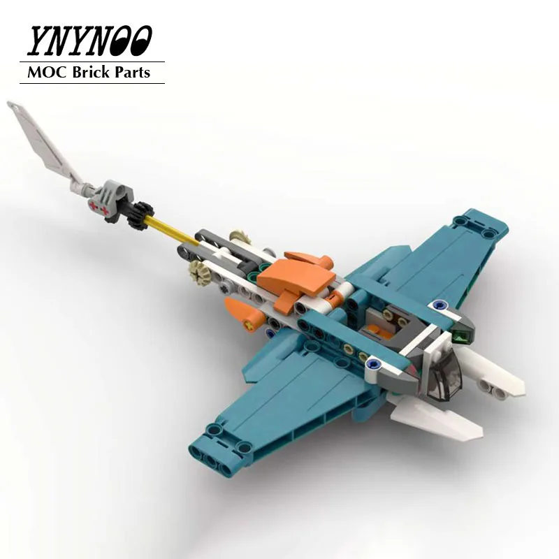 

NEW 137Pcs/lot The Race Plane Set 42117 Modfied Model Manta Ray Ship MOC Building Blocks Bricks DIY Toys Gifts For Children