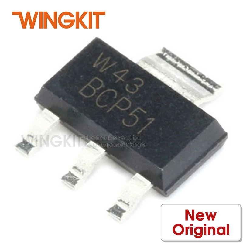 10 шт. BCP51 115 SOT223 СОТ-223 PNP средней Мощность транзисторов-45V/-1A | Электроника