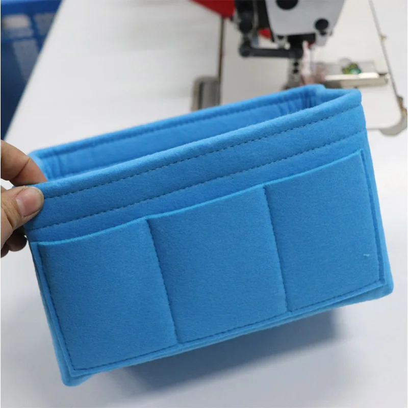 

New style multifunctional ladies felt insert bag cosmetic cosmetic bag travel inner bag tote bag storage bag cosmetic storage ba