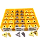 Набор токарных пластин TNMG160404 MA UE6020 VP15TF, твердосплавные втулки для токарного станка TNMG160408, 10 шт.