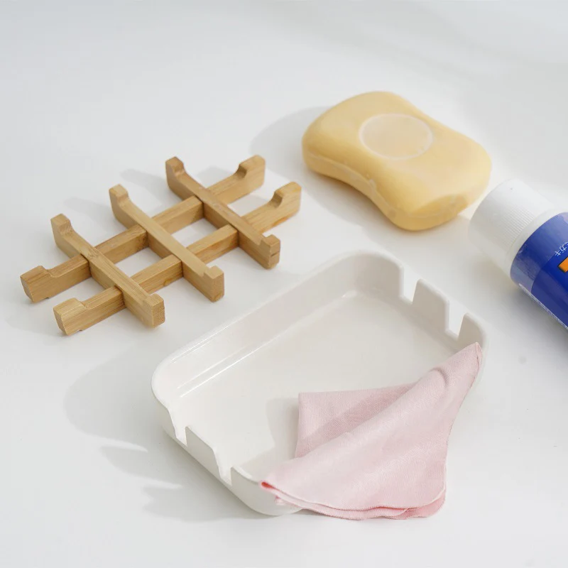 Good Healthy Bathroom Wood Soap Case Holder Detachable Easy To Clean For Storage Stand Home | Красота и здоровье
