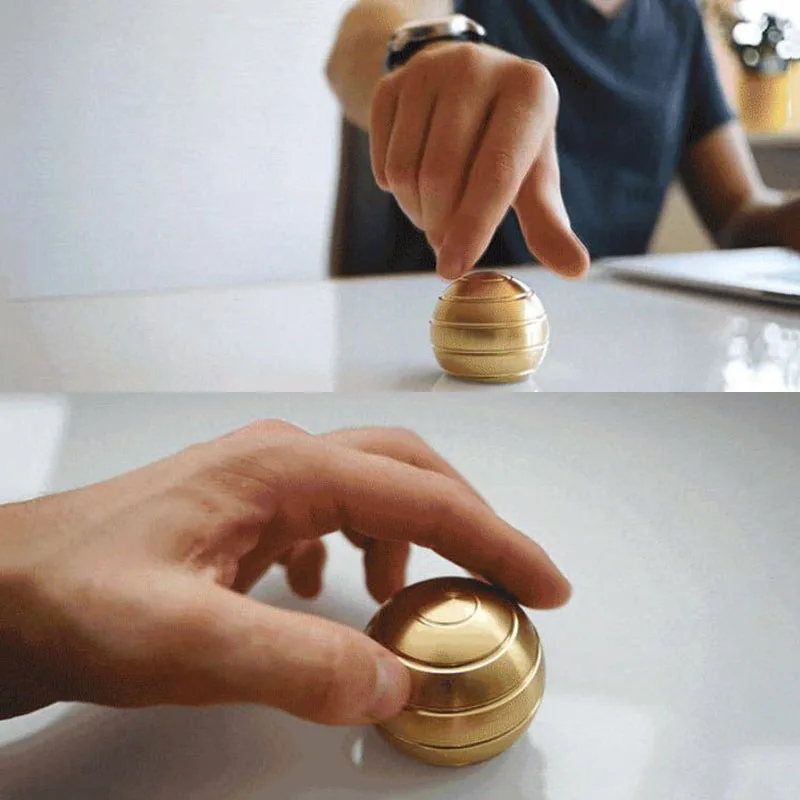 Вращающийся гироскоп кинетическая настольная игрушка с завораживающим