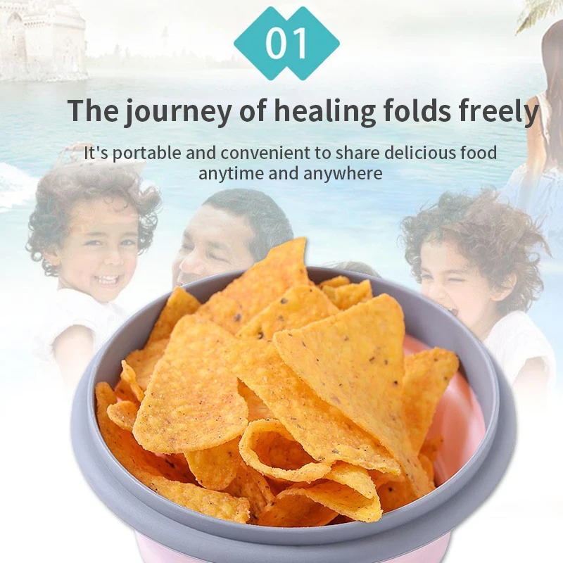 3 шт./компл. наборы чашек складной Ланч-бокс для кемпинга на открытом воздухе