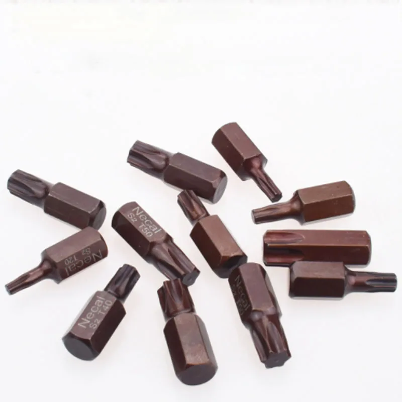 Набор ударных насадок для отвертки T20/T25/T27/T30/T35/T40/T45/T50 /T55 сталь S2 10 мм 2 шт.|Отвертка|