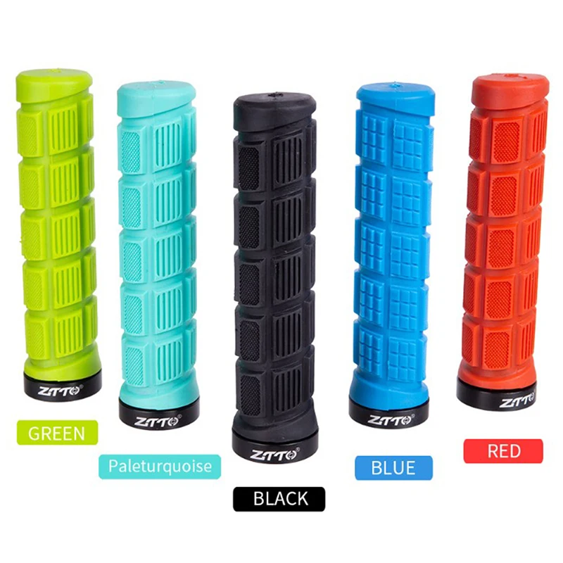 Handlebar Grips MTB Mountain Bike Cycle Bicycle Lock handle Grips Durable Rubber Grip Anti-Slip Parts 1 Pair