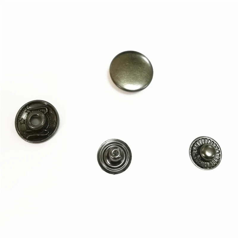 Латунная кнопка 4 детали экологически чистые для одежды и сумок размер 24 L 831 #