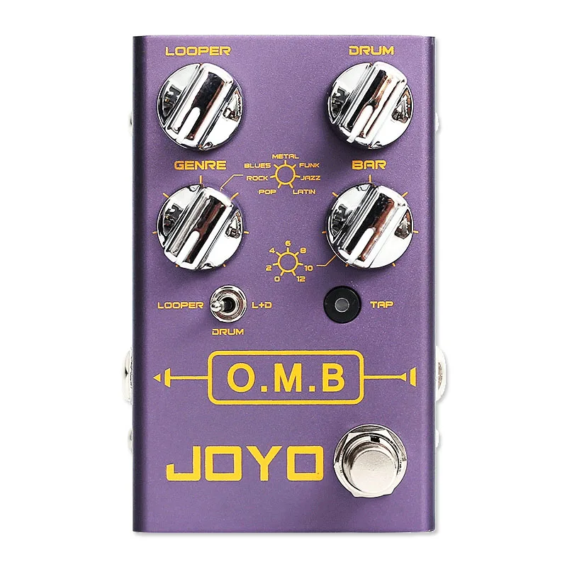 Joyo R-06 O.M.B  LOOPER +drum mode Guitar Effects  auto-align Count-In Guitar Parts Accessory Guitar Effects