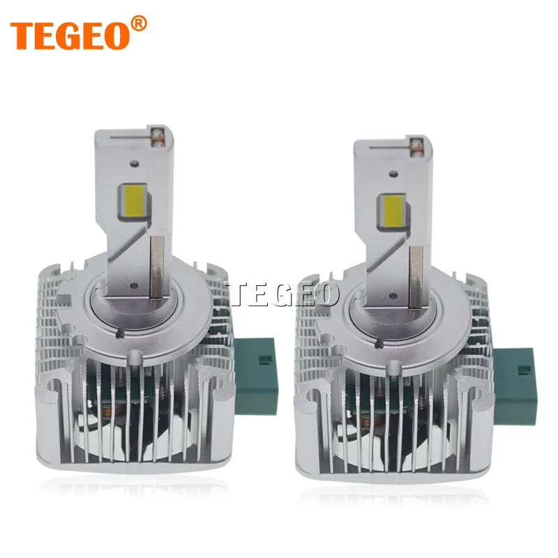 

TEGEO 2021 New D3S LED D2S D4S D5S D8S LED Bulbs Car Headlight Auto Fog Lamps D1S Canbus LED Light 70W 8600LM Auto White 6000K