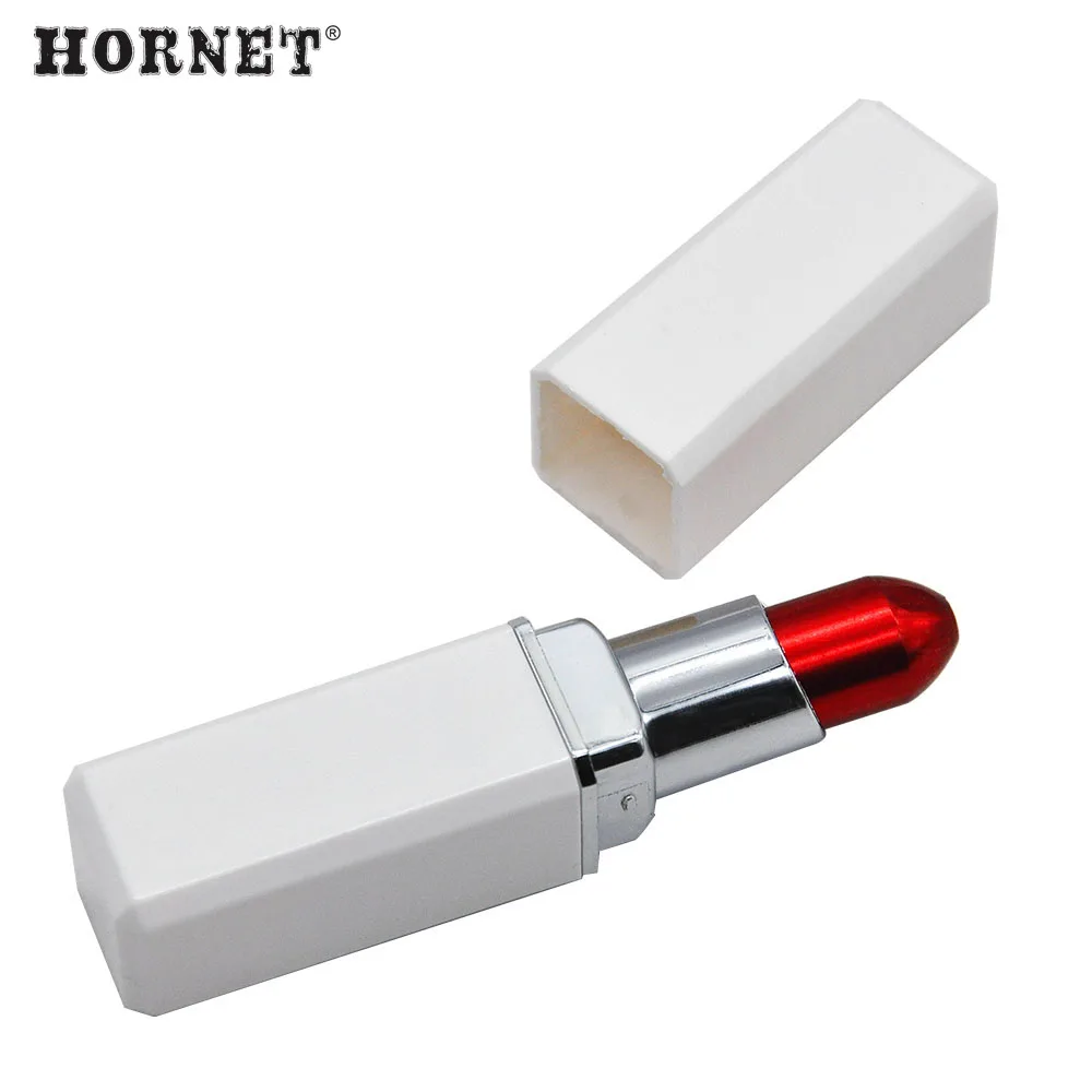 

Hornet Lipstick Design Metal Smoking Pipe 84MM Aluminum&Plastic Herb Tobacco Pipe