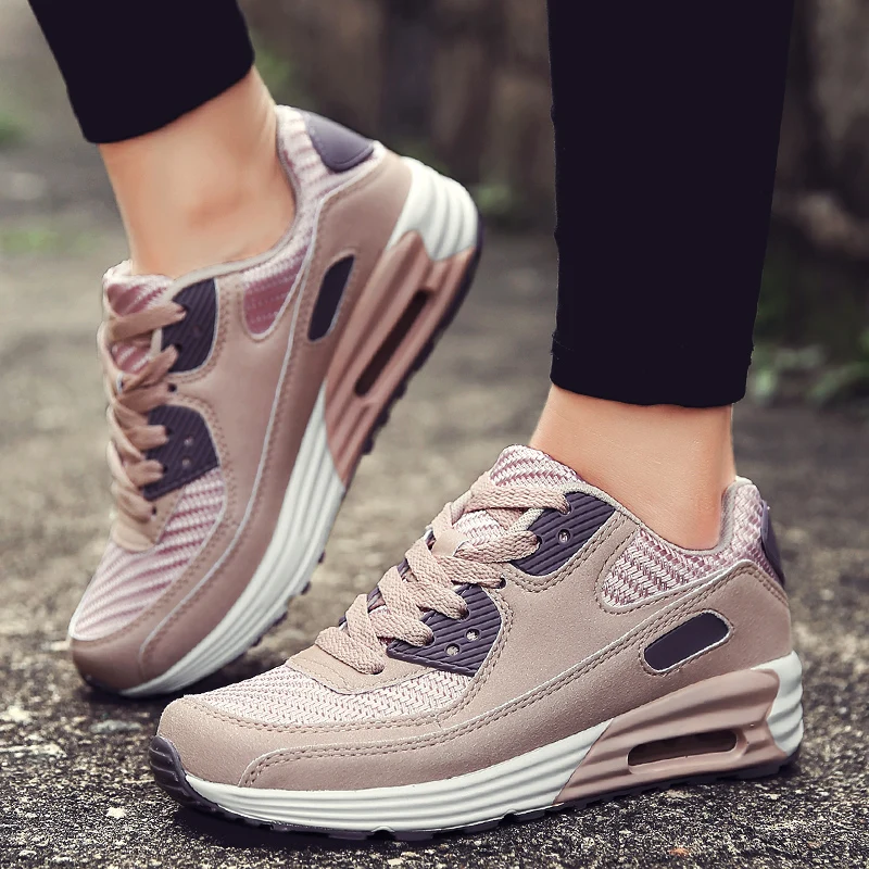 Sooneeya/женские кроссовки; обувь на плоской подошве; Zapatillas Deportivas Mujer; женская обувь на толстой мягкой подошве; обувь для бега, увеличивающая рост; Цвет Черный; zapatos mujer