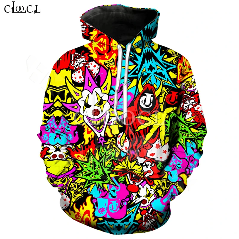 Новый Безумный клоун Поссе Для мужчин женщин бег 3D свитшот с принтом Лидер продаж