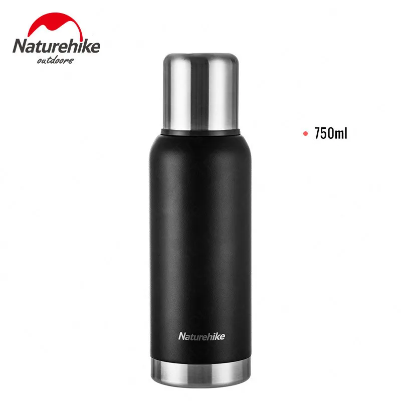 750ml Naturehike, на открытом воздухе, 5 стенок, 304 нержавеющая сталь, 24 часа, вакуумные чашки-фляги, кофе, чай, молоко, кружка для путешествий, термо-бутылка, подарки, Термокружка - Цвет: 750ml