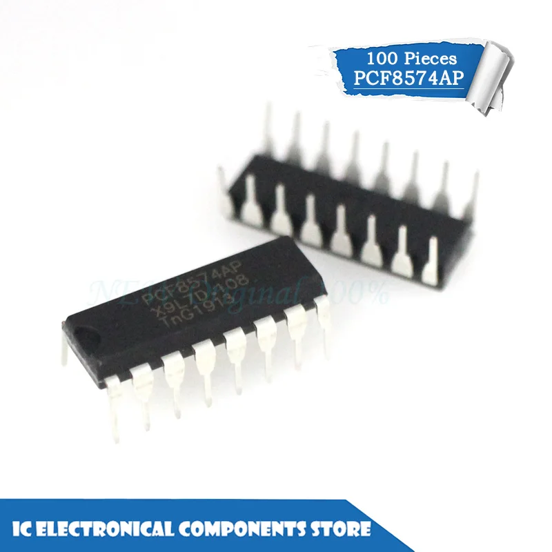 

New original PCF8574AP PCF8574P PCF8574 DIP-16 100pcs/lot