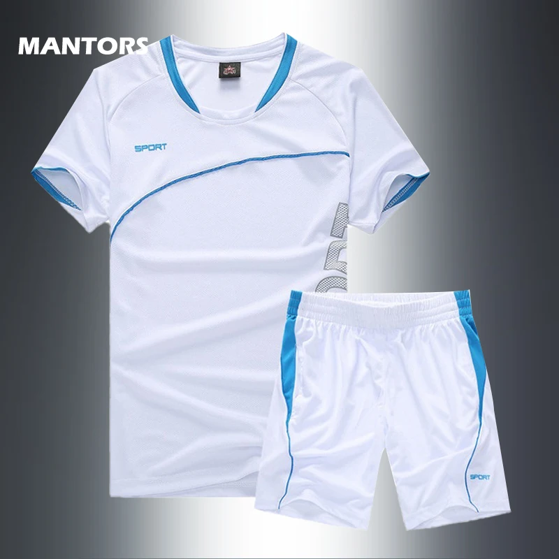 Спортивный костюм мужской из двух предметов футболка с принтом и шорты коротким