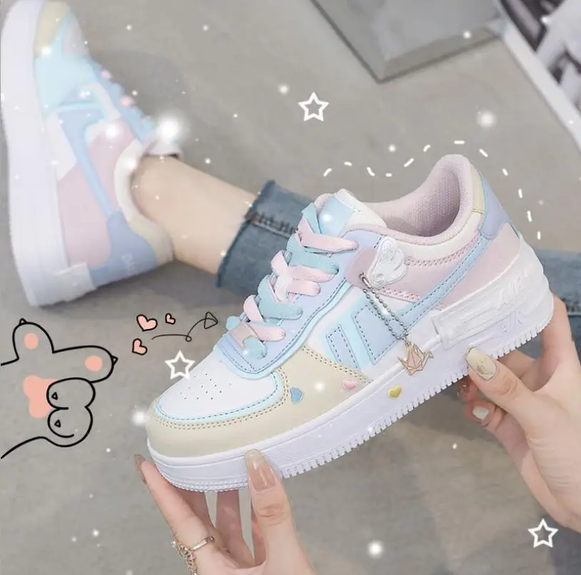 

Women Sneakers Casual Shoes Cute Girl Shoes Female Shoes Comfortable Platform Flats Ladies Vulcanize Shoes