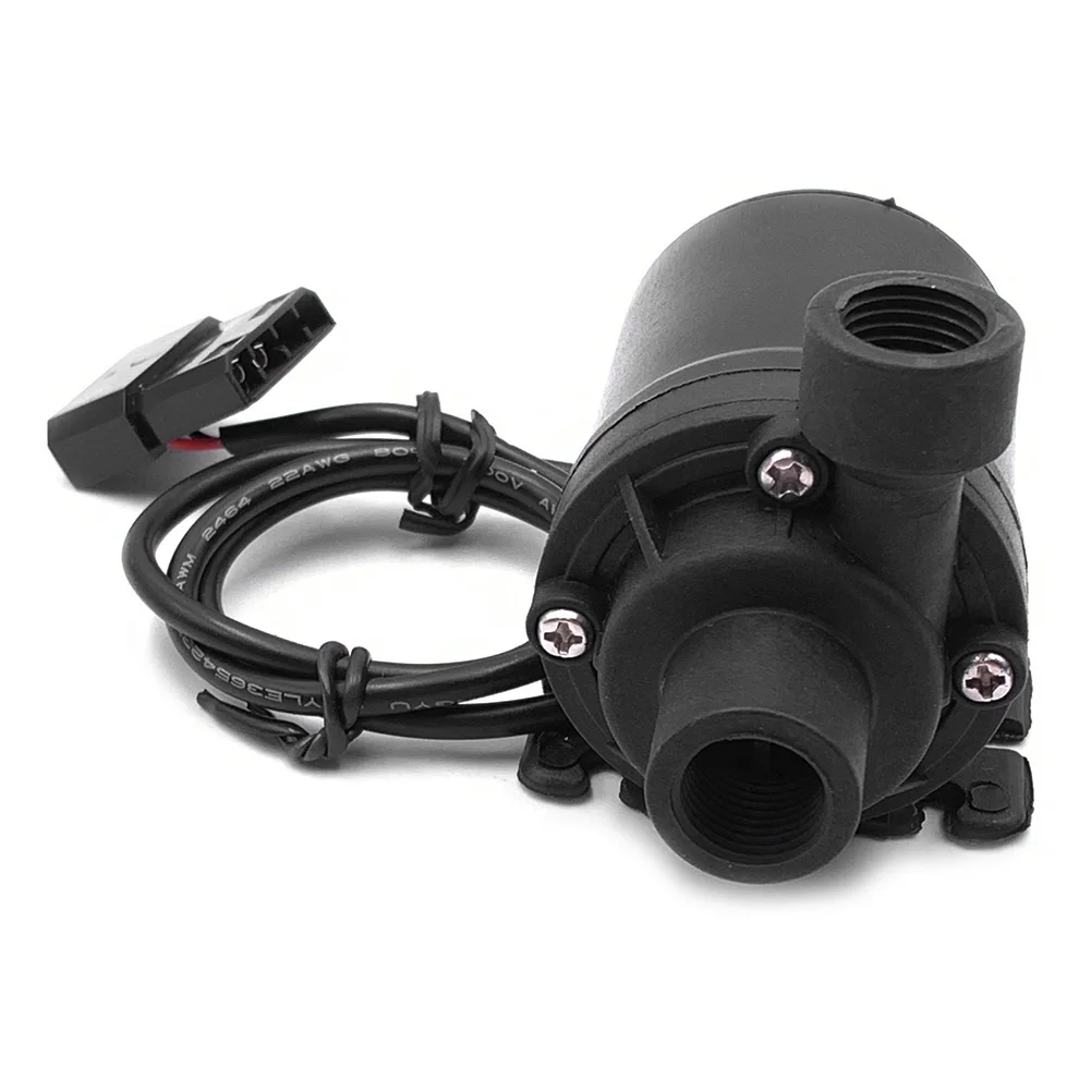 

F9 12V DC Water Pump for Desktop PC CPU Water Cooling System 9W G1/4 Thread Molex 4 Pin Connector